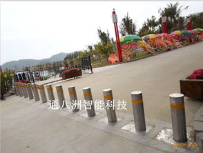 武漢升降柱應(yīng)用案例 全自動(dòng)遙控路障，廠家直銷(xiāo)保障品質(zhì)與服務(wù)